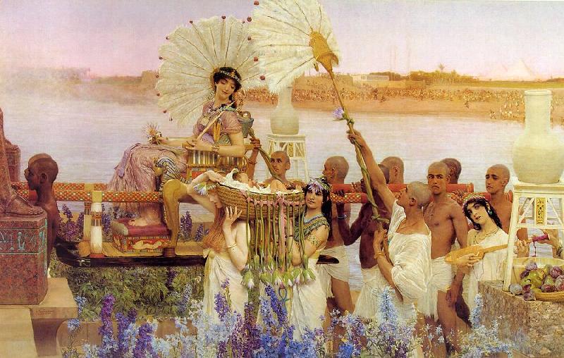 Alma Tadema The Finding of Moses oil painting image
